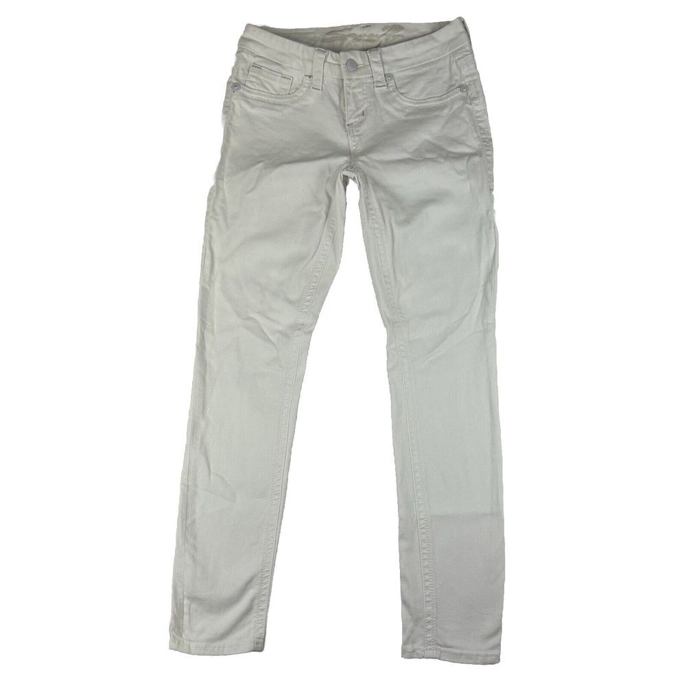 Seven 7 Jeans Womens Skinny White Mid Rise Jeans Size‎ 4